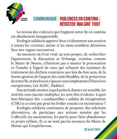 communiqué