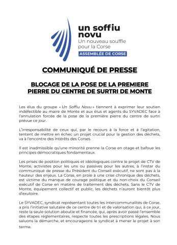 communiqué