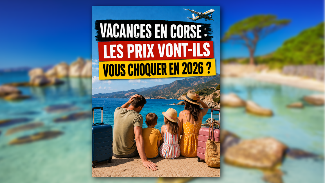 Vacances en Corse : les prix vont-ils vous choquer en 2026 ?